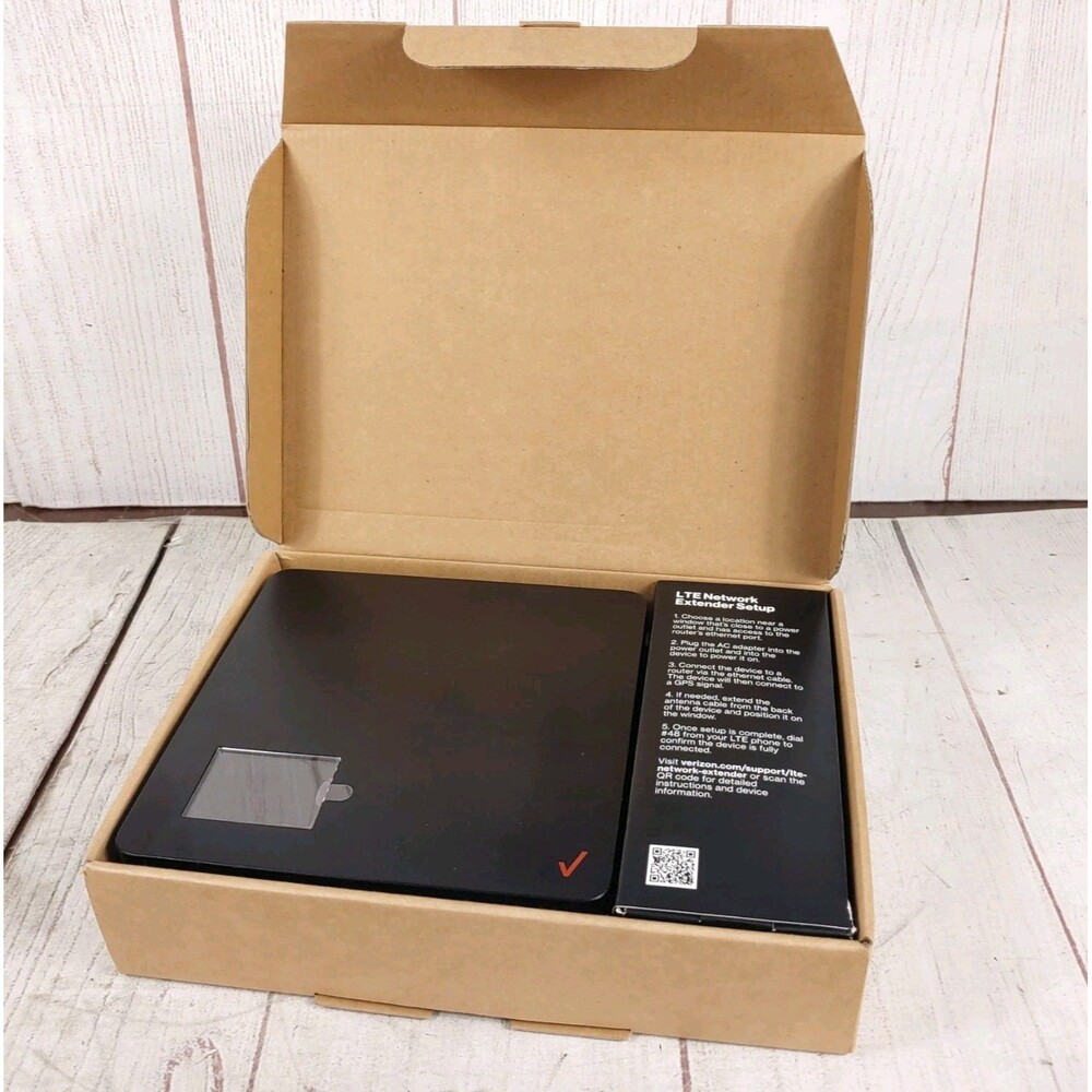NEW - Verizon LTE Network Extender ASK-SFE116 - w/ Power Cable + Insert OPEN BOX